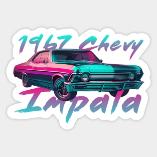 1967 Chevy Impala | Text Sticker